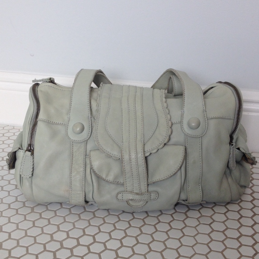 Anthropologie Light Gray Bag